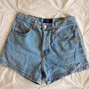 GUESS Vintage Light Blue Denim Shorts